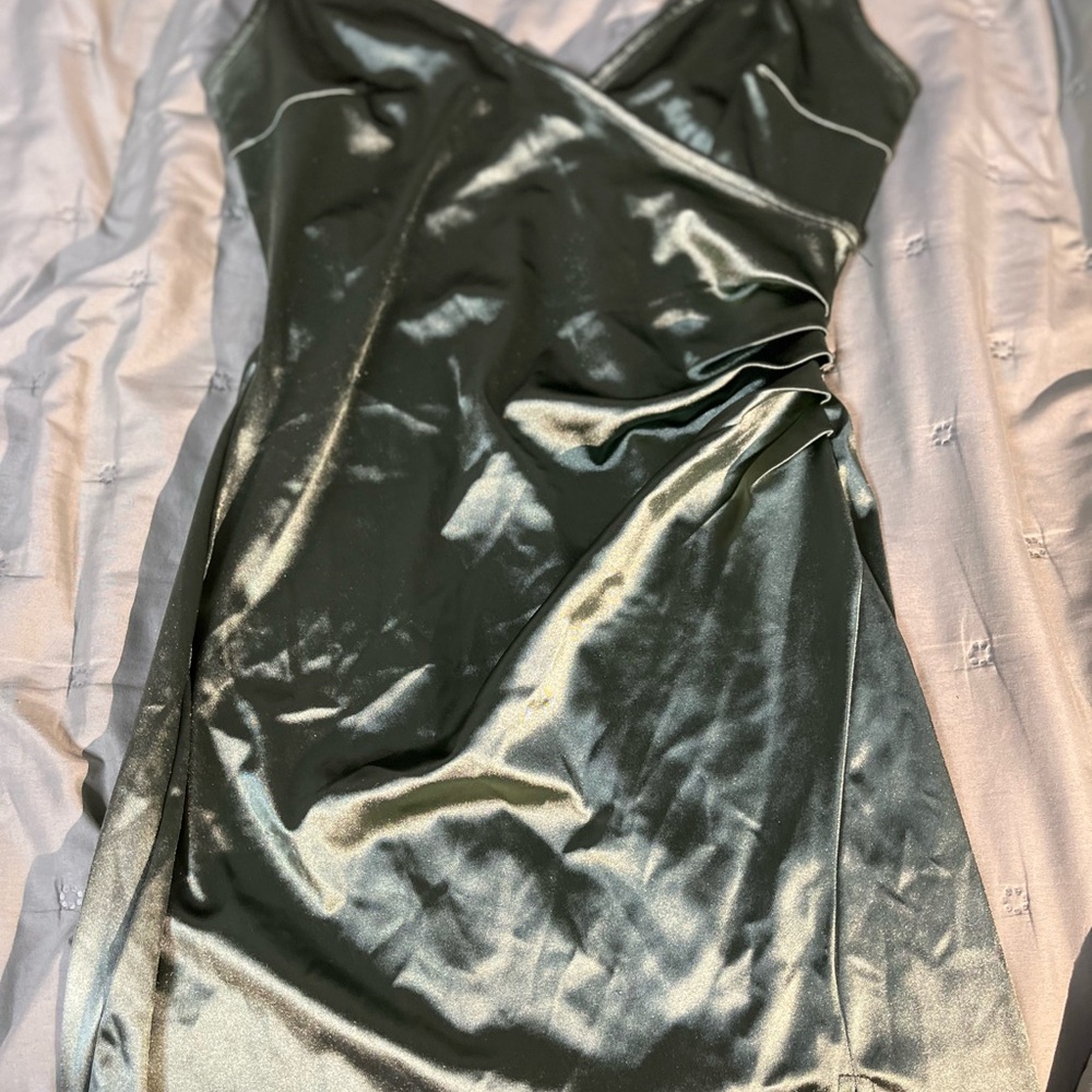 Inspired Hearts Shimmering Green Dress